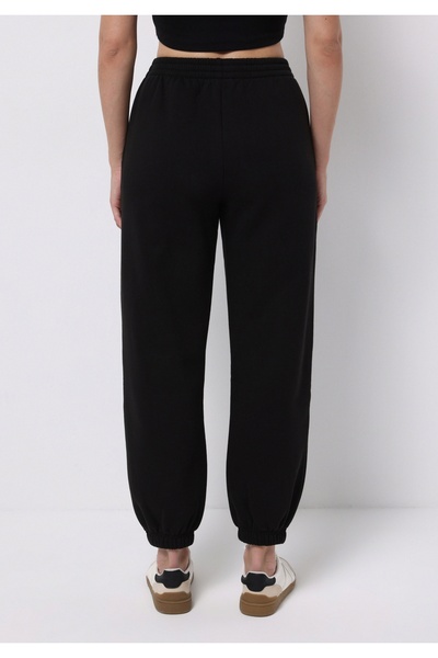 Colin's Regular Fit Mid Waist Straight Women's Black Sweatpants