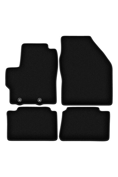 shumee Covorașe BASIC negre din velur pentru: Toyota Yaris IV hatchback (2020-)