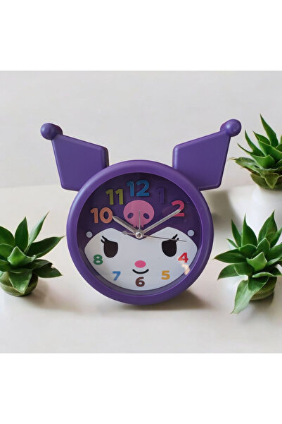 Daily Queen Kuromi Masa Üstü Alarmlı Çalar Saat A Kalite Hemde Çok Şık