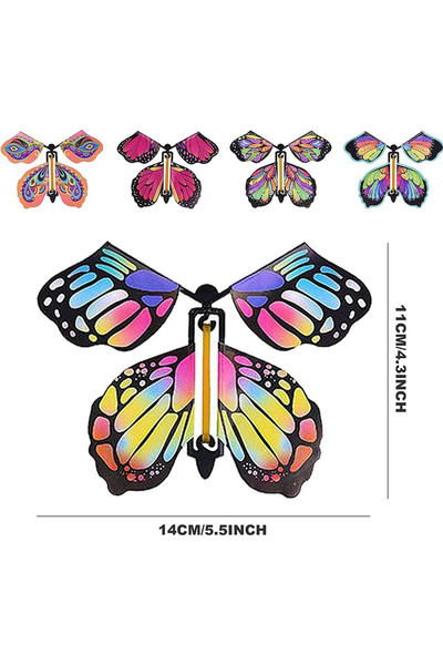 OEM Magical multicolored flying butterflies - set of 20 pieces