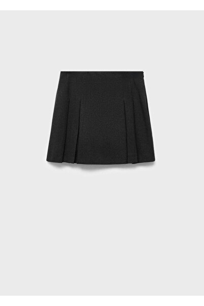 MANGO Woman Ekose mini etek