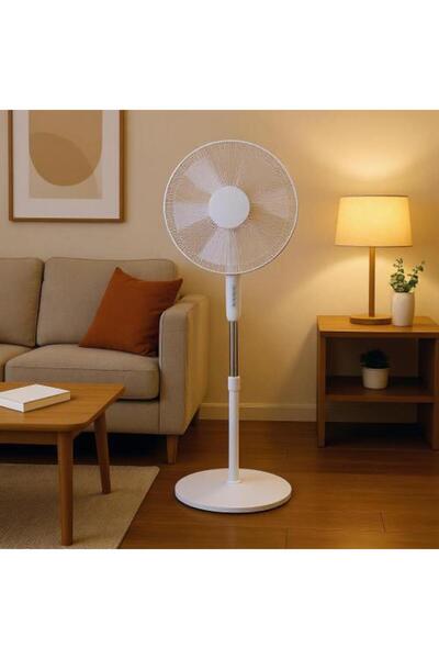 Koolen Floor Fan, 3 Speeds, 16 Inch, 40W - White