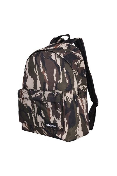 OEM School Backpack, Model 15NF36, Camouflage, Dimensions 30x12x44cm, Anatomical Back, Soft Straps