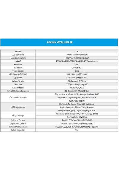 SNRELK 21,5" SESLİ DAHİLİ HOPARLÖR 12V (KUMANDALI) Geniş Ekran 75 Hz 5ms (VGA,HDMI) Led Monitör