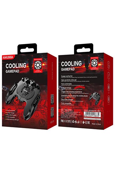 REDz Accessories Controler de gaming KSC-651, cu ventilator de răcire de 6500 RPM, negru