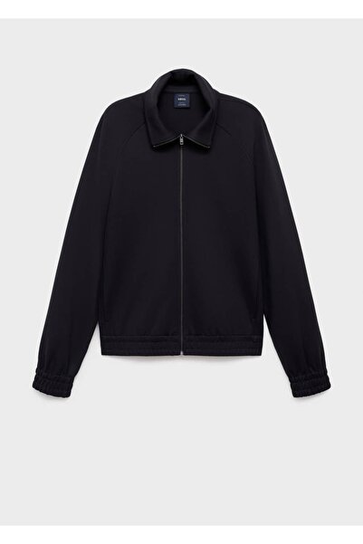 MANGO Man Regular fit fermuarlı sweatshirt
