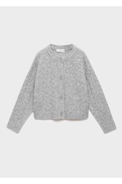 MANGO Kids Triko düğmeli hırka