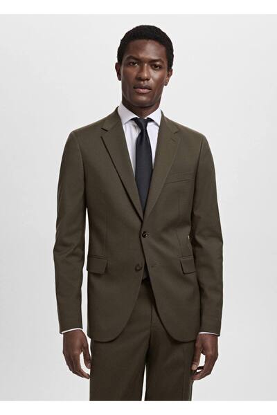 MANGO Man Slim fit Milan kumaş blazer ceket