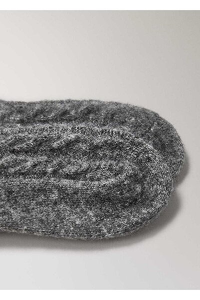 MANGO Woman Kalın triko çorap