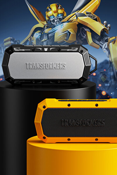 transformers مكبر صوت محمول بتقنية البلوتوث TF-Y10 - مدة تشغيل تصل إلى 10 ساعات، وحماية من الماء IPX4 وصوت ستيريو 5 وات