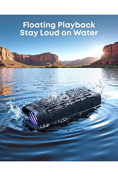 Soundcore Boom 3i by Anker - Rugged Outdoor Bluetooth Speaker, IP68, 50W, 16-Hour Playtime