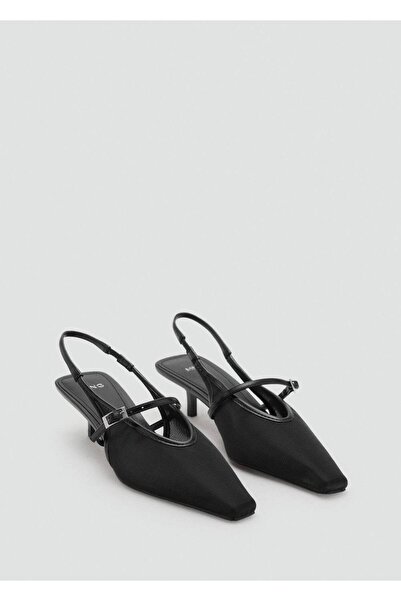 MANGO Woman Topuklu tokalı file ayakkabı