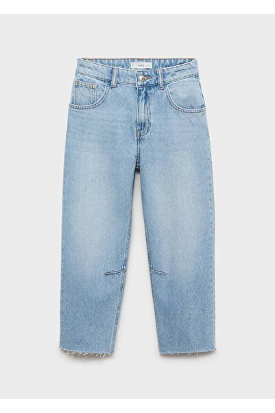 MANGO Kids Orta belli balon jean pantolon