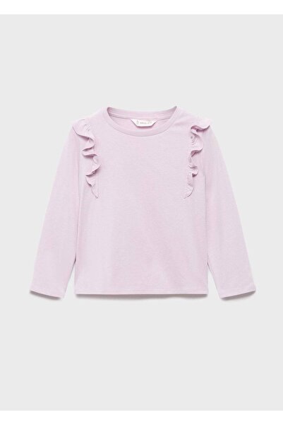 MANGO Baby Fırfırlı pamuklu tişört