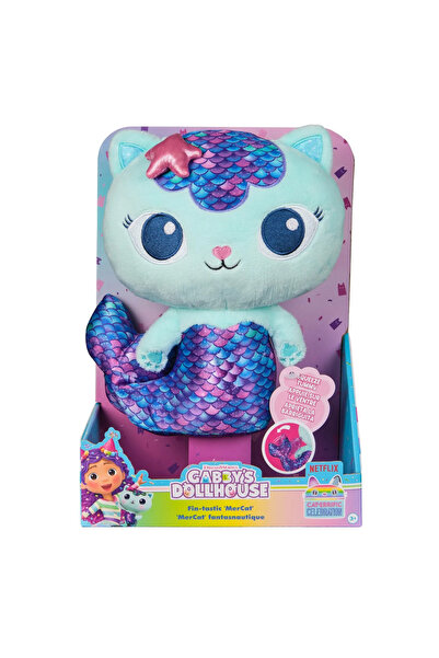 SPIN MASTERR JUCĂRIE DE PLUS GABBYS CASA DE PLUȘ PISIRENA FINTASTIC 25CM