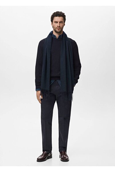 MANGO Man İnce triko ribana pamuklu kazak