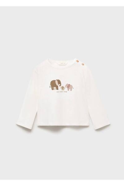 MANGO Baby Tricou cu imprimeu în relief