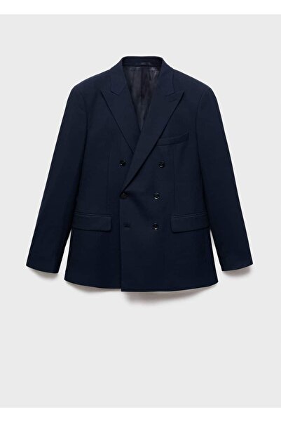 MANGO Man Slim fit Monaco kruvaze blazer ceket