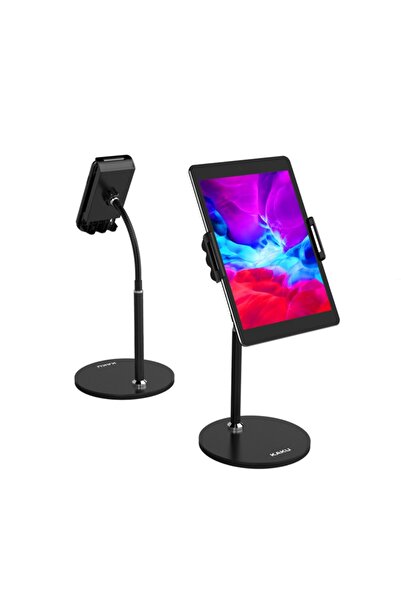 REDz Accessories Βάση γραφείου γενικής χρήσης, KSC-463, για τηλέφωνο και tablet, ρυθμιζόμενη 360 μοιρών, μαύρη