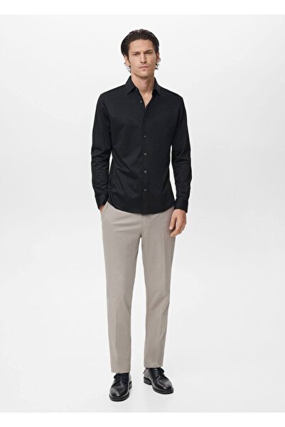 MANGO Man Comfort stretch ütü gerektirmeyen gömlek