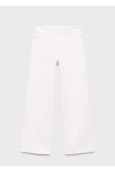 MANGO Woman Wide leg düşük belli jean pantolon