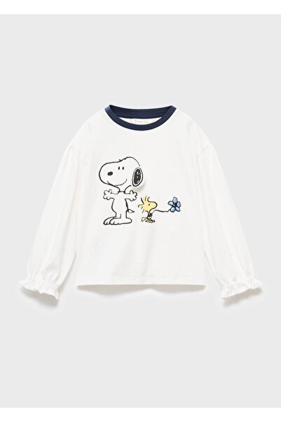 MANGO Baby Snoopy baskılı tişört