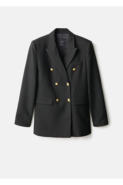 MANGO Woman Çift düğmeli blazer ceket