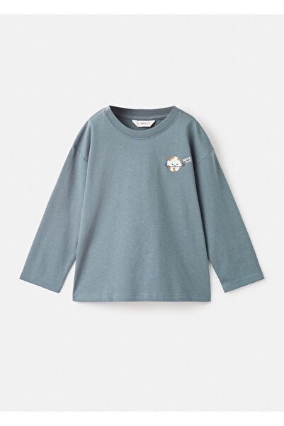 MANGO Baby Desenli pamuklu tişört