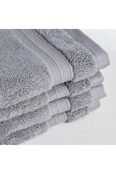 Home Box Air Rich 4-Piece Face Towel Set - 30x30 cm