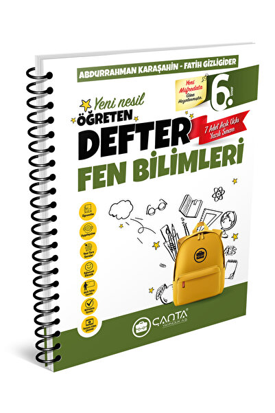 Çanta Yayınları 2025-2026 6. Sınıf Fen Bilimleri Yeni Nesil Alıştıran Defter ...