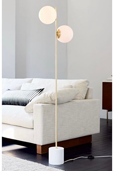 Lamp Han Modern Tasarım Çift Camlı Zemin Lambası Lambader