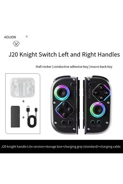 Choice Lite With Charger Aolion J20 Knight Wireless Gamepad with Left And Right Switch Hall Joystick Motion
