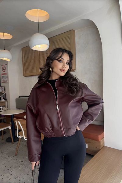 LACASE Women's New Season Leather Jacket