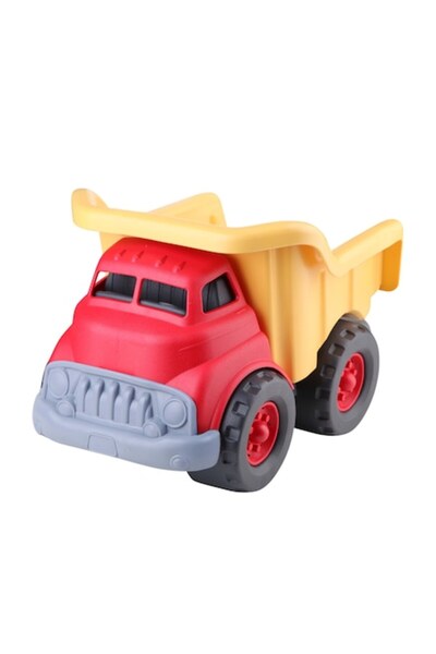 lets be child Camion cu bena, plastic, rosu/galben, 23x30cm, LC