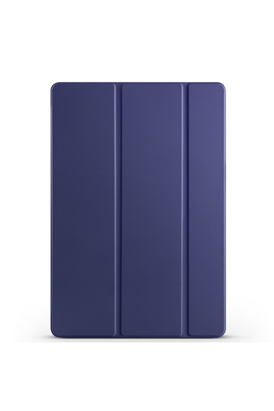 HTstore Galaxy Compatible Tab S10 Fe Plus Zore Smart Cover with Pen Compartment and Stand 1-1 Case-Navy Blue