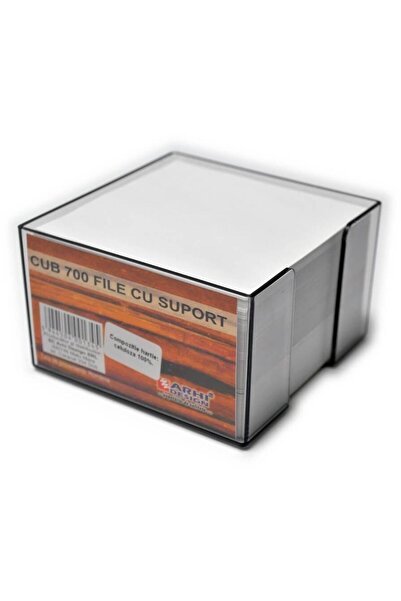 Arhi Design Cub notite 700 file, format 9 x 9 cm, cu suport tr