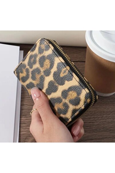 ELOSHE HOLA LEOPAR DESENLİ CÜZDAN KARTLIK / KADIN CÜZDAN KARTLIK