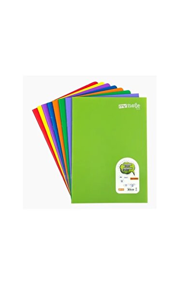 Umut 4 Square + 4 Striped Plastic Cover Notebook