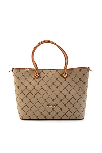 Bambi Bej 2 Taba Kadın Omuz Çantası C06004221051