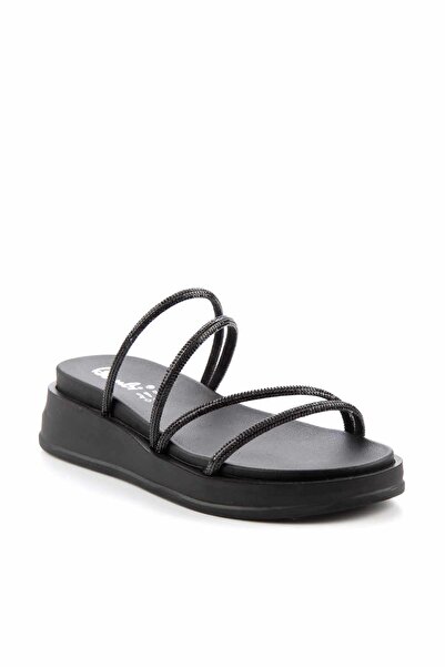 Bambi Black Women's Slippers K04956401587