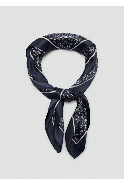 MANGO Woman Paisley desenli şal