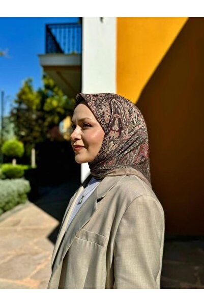 FRESCO SCARFS Μαλακό βαμβακερό φουλάρι με έθνικ σχέδιο