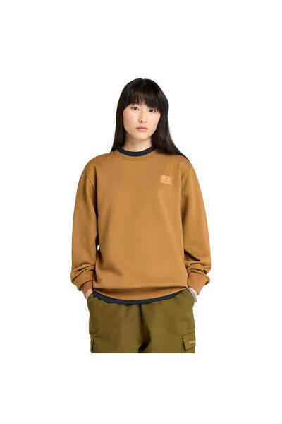 Timberland Silicon Badge (Bb) Crew Neck Men's Brown Sweatshirt Tb0A6Hsqeh21