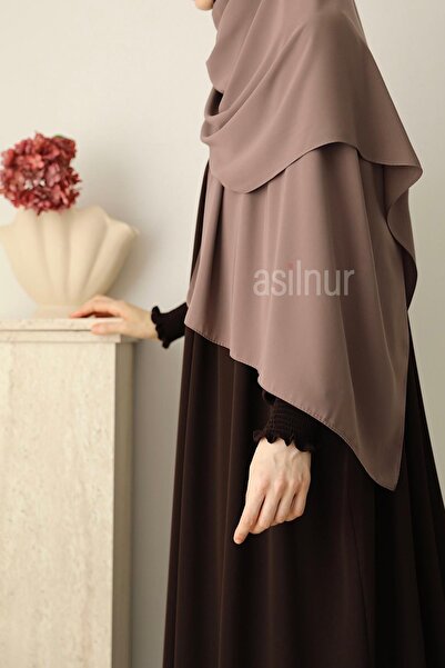 ASİLNUR Elif Büyük Boy Şal 70x220 Vizon