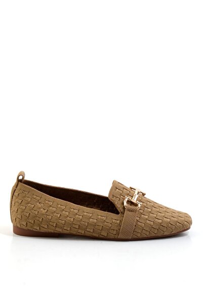 Bambi Taba Kadın Loafer Ayakkabı K01327020182