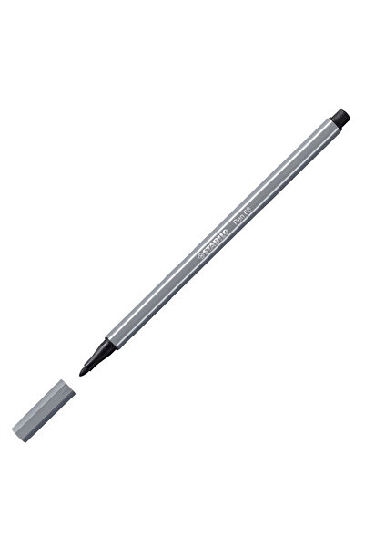 Stabilo Pen 68 Felt Tip Pen Dark Gray 68-96