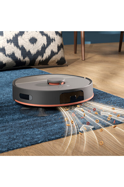 Philips مكنسة كهربائية روبوتية من سلسلة HomeRun 5000 مع محطة تفريغ تلقائي سعة 260 مل