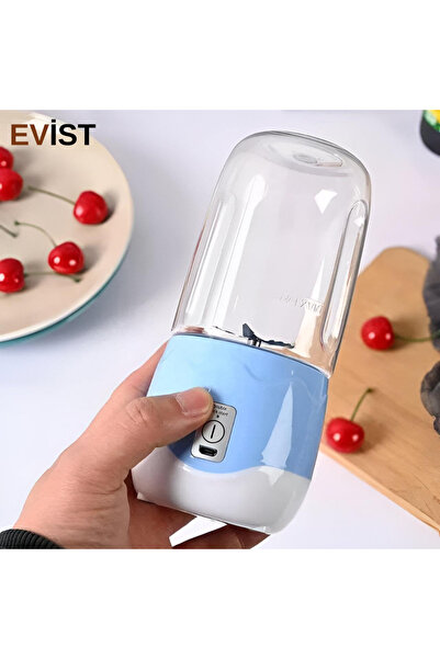EVİST Evist-Taşınabilir Ev Kablosuz Küçük Şarj edilebilir meyve suyu Kabı Ele...