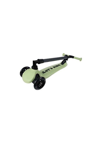 lets be child Trotineta Ride Two Led, verde, 88cm, 50kg, LC