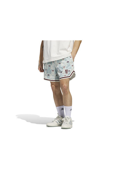 adidas Hyc Aop Short Unisex Casual Shorts Jc5973 Gray